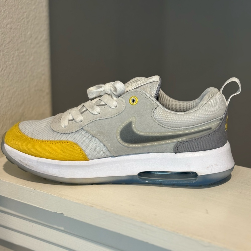 Nike Air Max Motif 3Y Kids Photon Dust Grey Fog DH9389-001 Retro School 80s - Picture 3 of 9